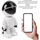 thumbnail image 2 of Cámara de seguridad inalámbrica, cámara robot WiFi 1080P para interiores, seguimiento automático, giro de 355°, inclinación de 45°, cámara de seguridad para el hogar con control por aplicación., 2 of 5