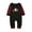 Black-Baby, variant on Odeerbi Christmas Pajamas for Family Holiday Plaid Long Sleeve Family Christmas Pajamas Matching Sets Baby Print Parent-child Suit Two-Piece Sleepwear Xmas Family Matching PJs Set Black