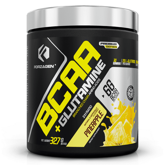 Forzagen Bcaa Powder Glutamine - Bcaa Amino Acids With Electrolytes Keto Friendly And Essential Amino Acids Supplements | Post Workout Recovery Drink (PINEAPPLE)