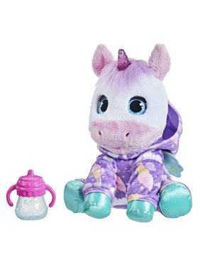 furReal Sweet Jammiecorn Unicorn Interactive Plush Light-Up Toy, 30+ Sounds and Reactions