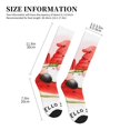thumbnail image 5 of Bixox Watermelon Gnome Print Compression Socks,Compression Socks Women & Men Circulation for Medical,Running,Athletic, 5 of 7