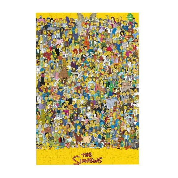 300PCS Simp-son Jigsaw Puzzles Cartoon Anime Picture Puzzle Birthday Present Game For Teen And Adults
