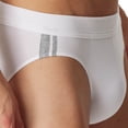 thumbnail image 4 of SCHIESSER Calzoncillos para Hombres, Paquete de 3 - Rio Slip 95/5, Algodón Estirado, Rayas laterales Blanco XL (X-Large), 4 of 5