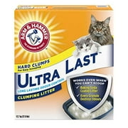 Angle View: ARM & HAMMER Ultra Last Cat Litter, Long Lasting Odour Control, 12.7-kg