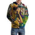 thumbnail image 6 of Scooby Doo Unisex Adult Sweatshirt Novelty Hoodie 3D Print Casual Sweater Jacket Pullover Hoodie Fall Winter Clothes M, 6 of 8