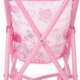 thumbnail image 4 of Poussette pour Poupée Bébé Pliable avec Poupée pour Poupée de 12 Pouces Mini Poussette Jouets Cadeau Rose, 4 of 6