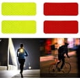 thumbnail image 5 of 20 pegatinas reflectantes de seguridad autoadhesivas, pegatinas reflectantes de advertencia para coche, bicicleta, cochecito, casco y motocicleta., 5 of 5