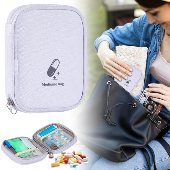 Zippered Bottle Organizer Bag Kit Travel Business Trip Toiletry Prevention Bags Portable Outdoor First Aid Kit