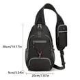 thumbnail image 3 of ibiyuan Small Sling Bag Crossbody Bags for Women Men Lightweight Multipurpose Outdoor Waist Pack, Convenient Crossbody Phone Pouch for Cycling Travel Cashier Work Use, 3 of 7