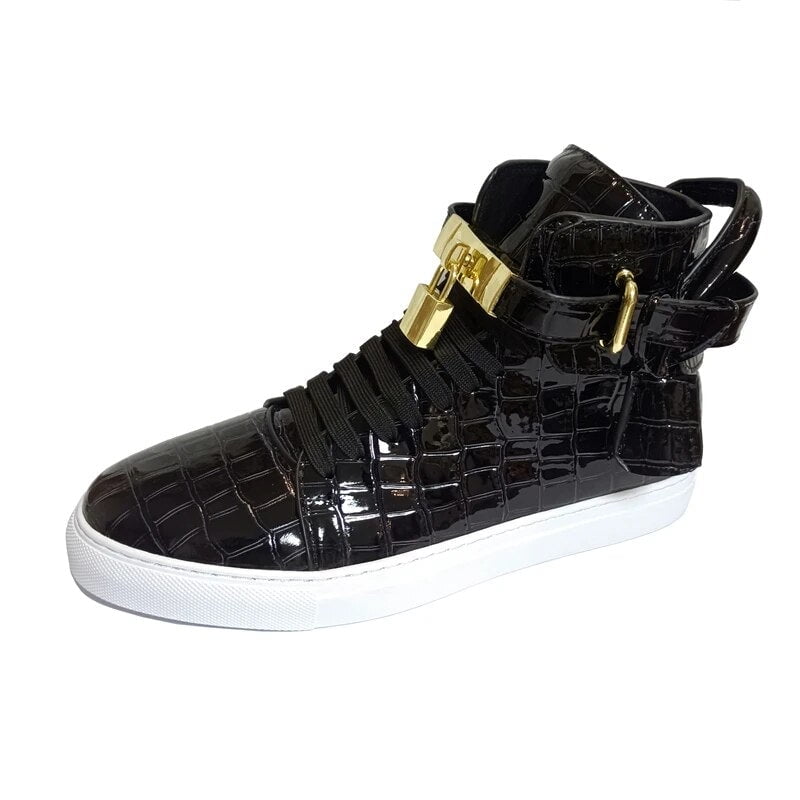 【専用】losvega hi sneaker 11X black vegas Forever Womens Peggy-51 Hot Fashion Lace Up Wedge Sneakers