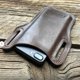 thumbnail image 5 of 1 funda marrón para cinturón de teléfono inteligente, funda de cuero para teléfono móvil, funda multifuncional para cinturón de teléfono para hombre, funda para teléfono para correr y hacer jardinerí, 5 of 5