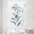 thumbnail image 1 of Xray Flower Decor Wall Hanging Tapestry, X-ray Image of Flower Floral Radiography Uv Different Vision of Mother Earth Print, Bedroom Living Room Dorm Accessories, 60 X 80 Inches, by Ambesonne, 1 of 1