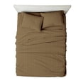 thumbnail image 2 of MyGiza Sheets 4 Piece Full Sheet Sets 400 TC 100% Giza Egyptian Cotton Taupe Striped Sheet Set Fits upto 18 Inches Deep, 2 of 7