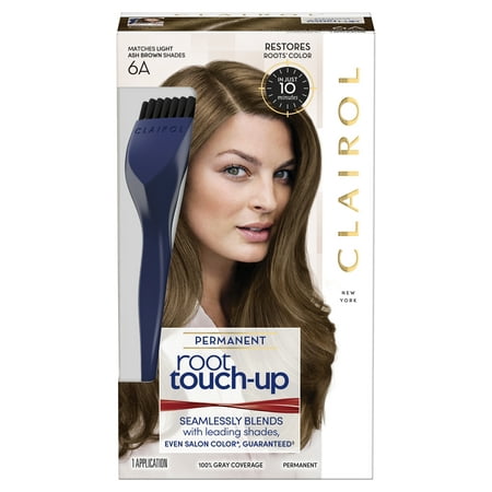 Clairol Root Touch-Up Permanent Hair Color, 6A Light Ash (Best Ash Brown Dye)