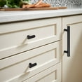 thumbnail image 3 of Design House Solid Cabinet Pull 3-3/4-in (96 mm) in Matte Black 10-Pack, 3 of 5