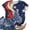 Multicolor, variant on Cavosen American Flag T Shirts Women Petite 4th of July Short Sleeve Round Neck Shirts USA Flag Print Shirts Lady XL Red White and Blue Casual Tops Funny Patriotic Tunic Tees 2025 Patriotic Blouses