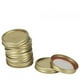 thumbnail image 1 of Tapas para frascos de vidrio, tapas para conservas de tarros de vidrio de tipo dividido, tapa de sellado para contenedores de alimentos, accesorio de cocina, paquete de 10(70mm-Oro) Ecomeon no, 1 of 6