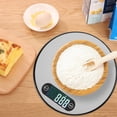 thumbnail image 4 of Mini Stainless Steel Circular Electronic Digital Scale 5kg/1g Kitchen Baking Weight AccessoryBlack, 4 of 14