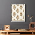 thumbnail image 6 of Block Print Blooms II Framed Print in White Solid Wood Framed Print No Nail Hanging, 6 of 6