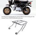 thumbnail image 4 of Portaequipajes Delantero Para Motocicleta, Superficie De Pulido De Estante De Soporte De Carga De Alta Dureza De Acero Inoxidable Para CT70 ST70 ST50 Z50, 4 of 7