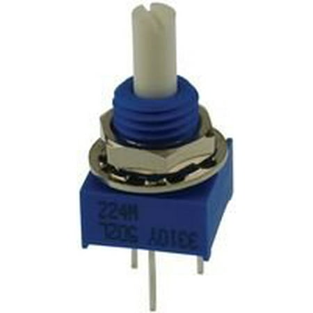 Mw Series - BOURNS 3310Y-025-103L Rotary Potentiometer, Sealed Panel Control, 3310Y Series, 10 kohm, Linear, 1, 250 mW, Panel (50 pieces)