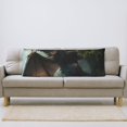 thumbnail image 5 of Yiaed Body Pillow Cover, Ultra Soft Microfiber Pillowcases, Breathable Long Pillow Case, Envelope Closure-Forest Stone-Colored Dragon (20x54 inch)（Pillow core not included）, 5 of 5