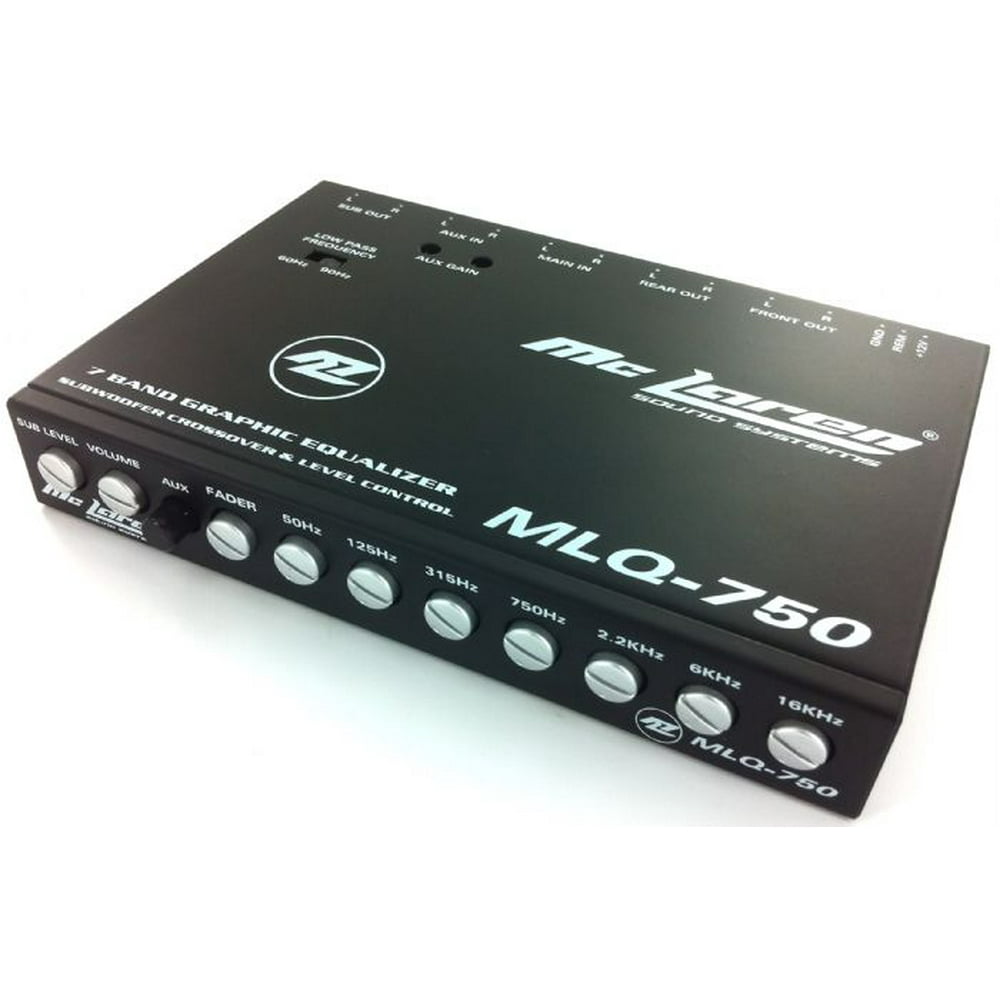 Mc Laren MLQ750 Mclaren 7 Band Parametric Eq - Walmart.com - Walmart.com
