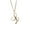 L, variant on YUEHAO Necklaces & Pendants Ladies Classic 26 English Letter Initials Clavicle Chain Pendant Necklace L