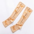 thumbnail image 3 of Travelwant Compression Socks Toe Open Leg Support Stocking Knee High Socks with Zipper, 3 of 7