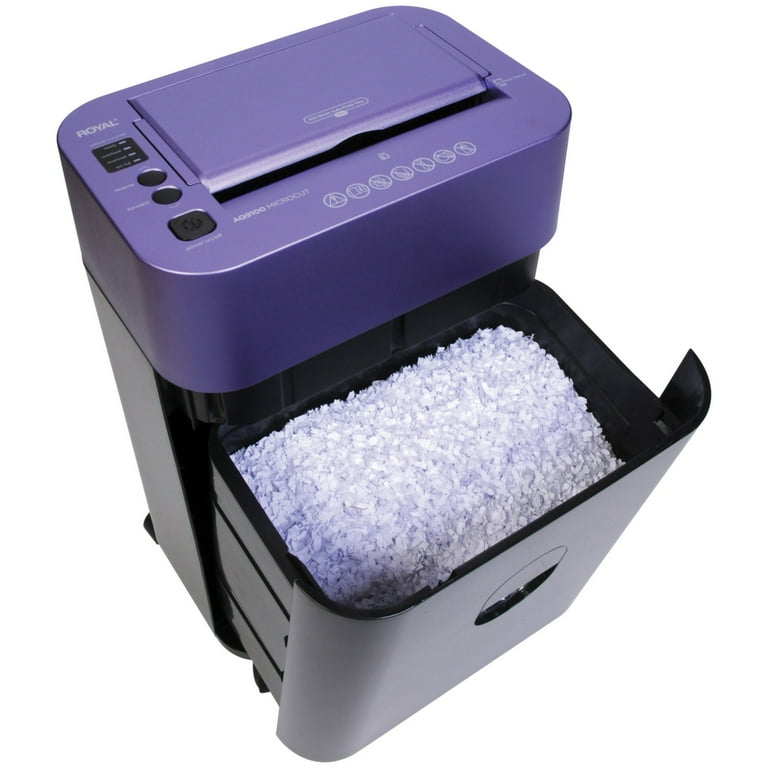 Royal 89332W AQ9100 Autofeed Microcut Shredder (Purple Royal 89332W AQ9100 Autofeed Microcut Shredder (Purple