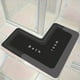 thumbnail image 1 of Alfombra Esquinera En Forma De L, Absorbente, Antideslizante, Lavable, Para Sala De Estar, Cocina Y Baño, Color Negro, 1 of 8