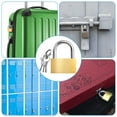 thumbnail image 2 of Sticker -2pcs 30mm Small Padlock - Brass, 2 of 7