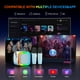 thumbnail image 4 of Máquina de karaoke Peski portátil Bluetooth con 2 micrófonos, color azul, 4 of 6
