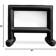XtremepowerUS 16' Inflatable Projector Screen Outdoor Movie Screen with Air Blower, Storage Bag