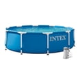 thumbnail image 1 of Intex Piscine hors-Sol Ronde 10 Pi x 30 Po avec Cadre en Métal et Pompe de Filtration, 1 of 11