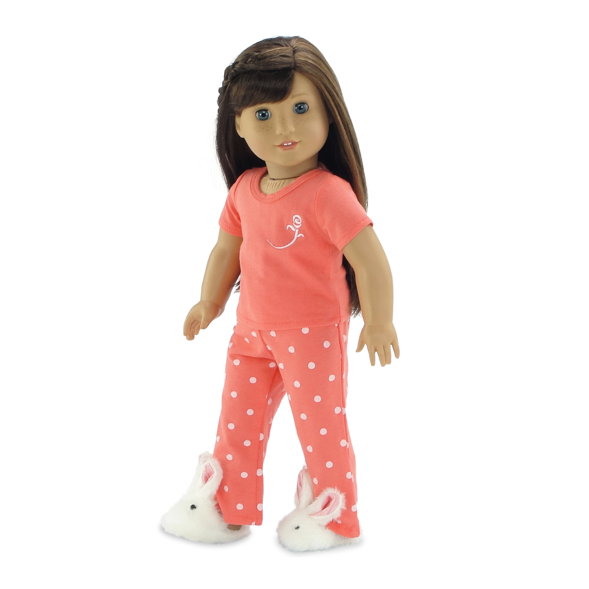 18 inch doll pajama set