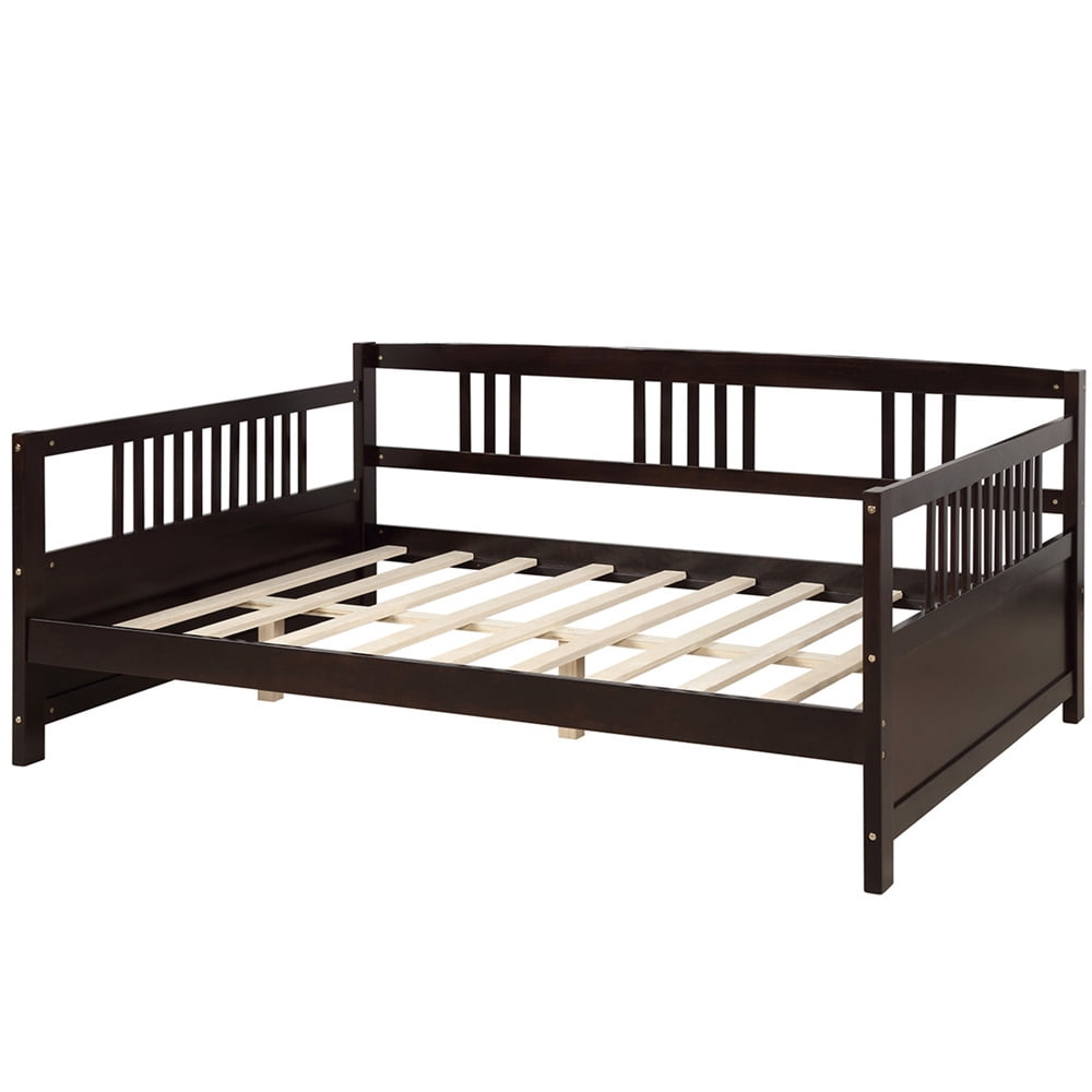 Full Size Wooden Daybed Frame, UHOMEPRO Full Daybed Frame, Wood Daybed ...