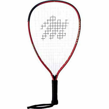 MacGregor The Collegiate Aluminum Racquet, Black/Red