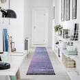 thumbnail image 4 of Yayeee Runner Rug for Bedroom 2'x6' Machine Washable Hallway Non Slip Mat, Purple Forest, 4 of 8