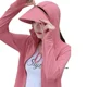 thumbnail image 2 of Chaqueta de pesca ligera y transpirable con protección solar de seda helada para hombre y mujer, con protección UV UPF50, 2 of 5