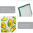 thumbnail image 5 of Smart Design Non Scratch Scrub Sponge with Bamboo Odorless Rayon Fiber - Set of 9 - Ultra Absorbent - Soft and Scrubber Side - Cleaning, Dishes, and Hard Stains - Prints, 5 of 8