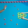 thumbnail image 7 of Gmogad Pool Game With Score Foam Pool Floats With 10 Colorful Tossing Balls Toss Game Swimming Pool Party Toys Accessories For Family Party Yellow, 7 of 7