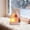 8X5.5X4.5cm, variant on LED Lighted Christmas Village House Ornaments, Resin Mini Snow Houses Figurines, Winter Village Desktop Decoration for Home Office Tabletop Decor