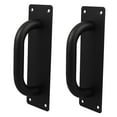 thumbnail image 6 of Toyvian Set of 2 Modern Black Stainless Steel Entrance Door Pull Handles with Stylish Door Hardware, 6 of 8