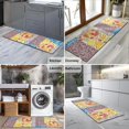 thumbnail image 2 of Pioneer Flower Floral Print Pattern Kitchen Rug Mat,Kitchen Runner Rugs Non Skid Washable,Decorative Kitchen Floor Mats for Kitchen,Sink,Laundry,17"X47", 2 of 5