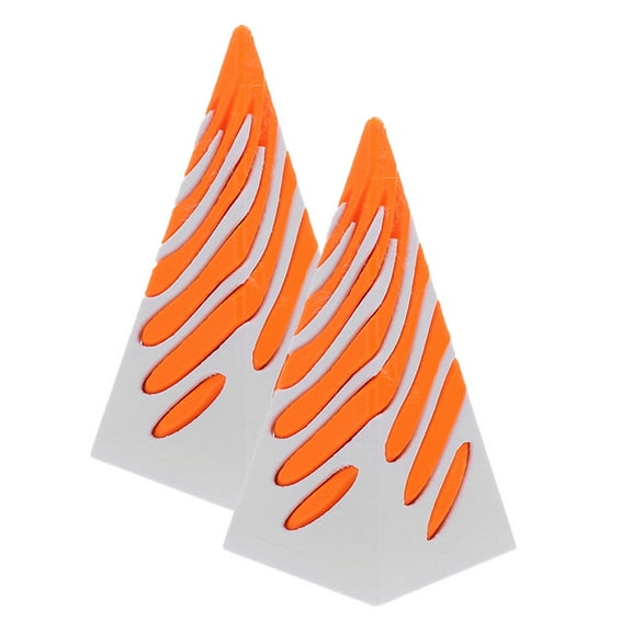FRCOLOR  2 Pcs Triangle Toys Spiral Cone Decoration Office