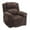 Brown, variant on Manual Recliner Chair For Adults,Corduroy Manual Tab Pull Reclining Chair with Pillow Top Arms&Side Pocket,Adjustable Recliner Design,400Lbs Capacity for Living Room/Bedroom