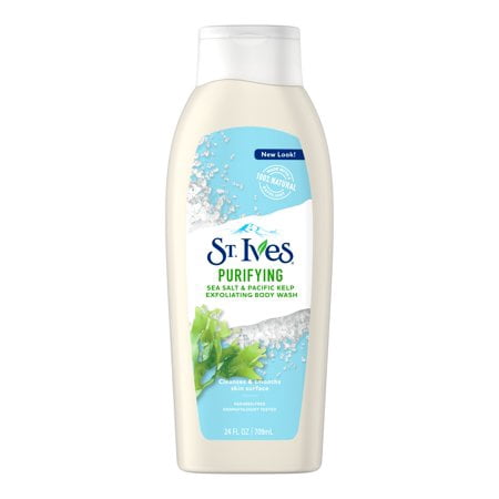 (3 Pack) St. Ives Purifying Body Wash Sea Salt and Kelp 24