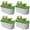 White, variant on ANLEOLIFE 4 PACK 6x3x2 ft Galvanized Raised Garden Beds Outdoor, Oval Large Metal Deep Root Planter Box for Planting Vegetables Flowers Herb, Anti-Rust, Antique White