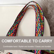 Traditional Women Tote Bag, Travel Bag, Handmade Casual Handbags for Outdoor , Blue F